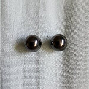 Black Stud Earrings